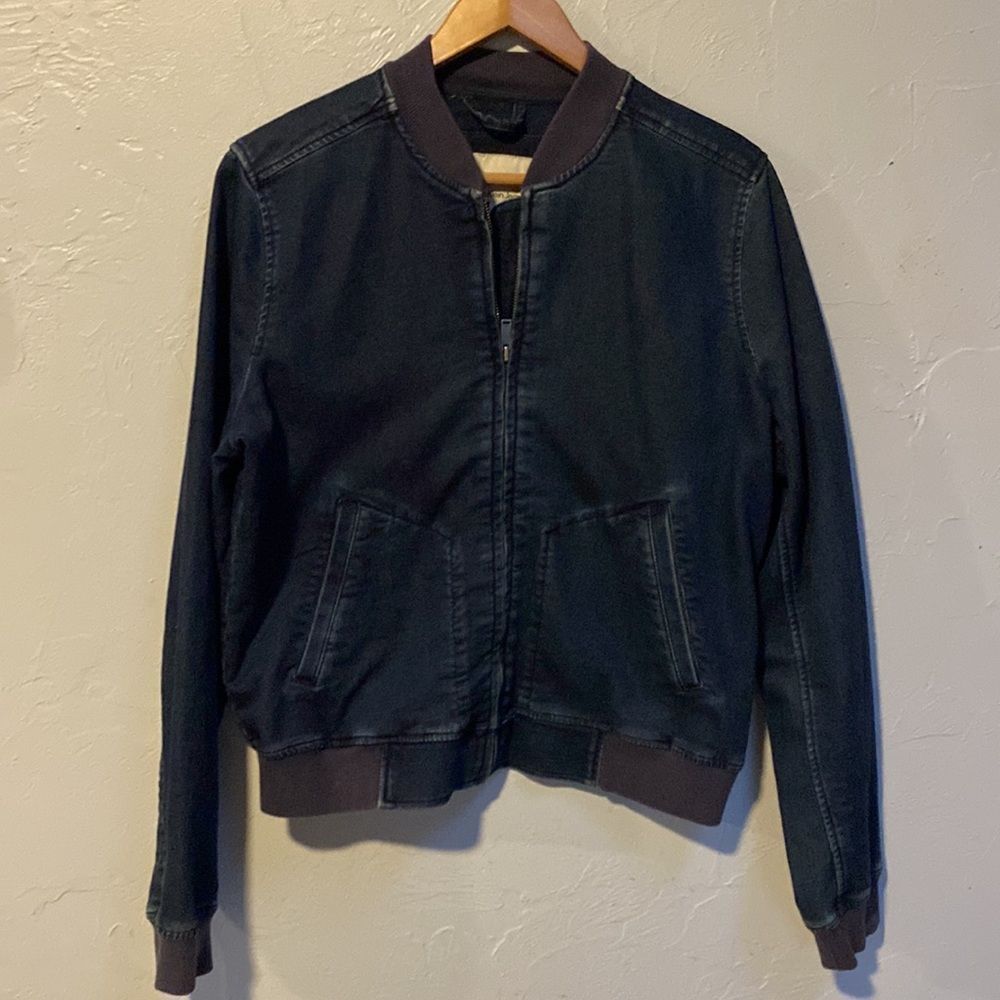 Calvin Klein Jeans Denim Baseball Style Jacket